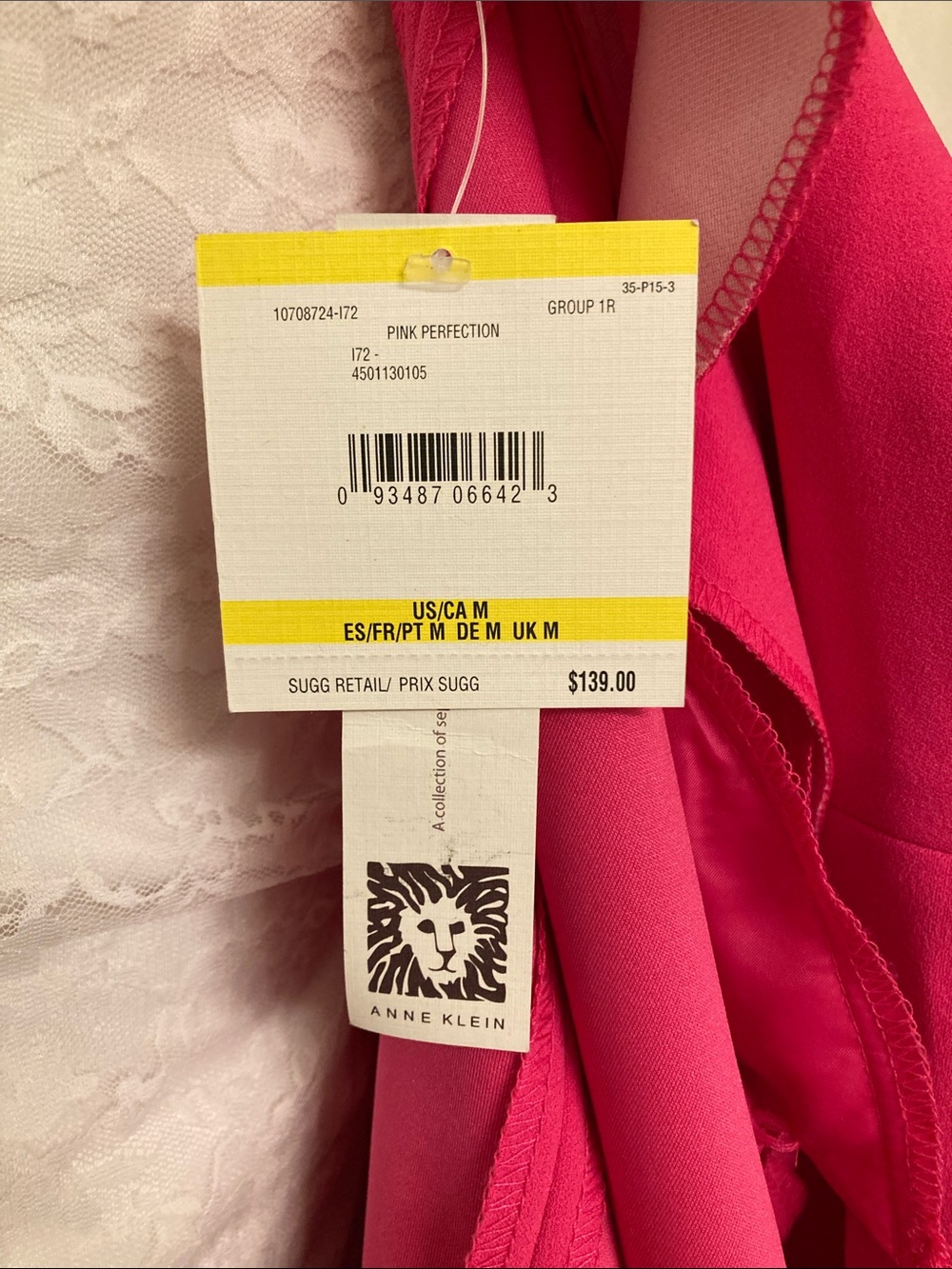 Anne Klein Hot Pink Open-Front Blazer - Picture 6 of 7